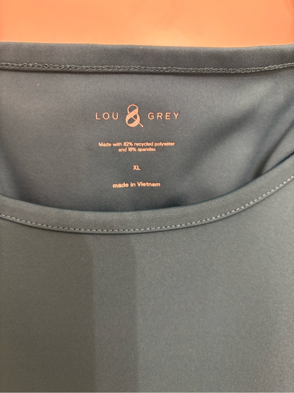 Lou & Grey Teal Sleeveless Drawstring Waist Athletic Dress - Picture 3 of 3